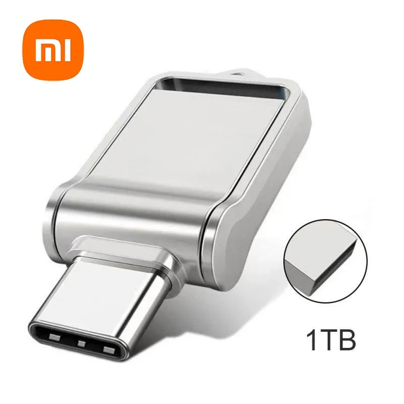 Xiaomi 2TB USB 3.2 Flash Drive High Speed Type-C Interface Dual-Use Flash Memory 512GB 1TB Stick For Phone Windows 11 Computer
