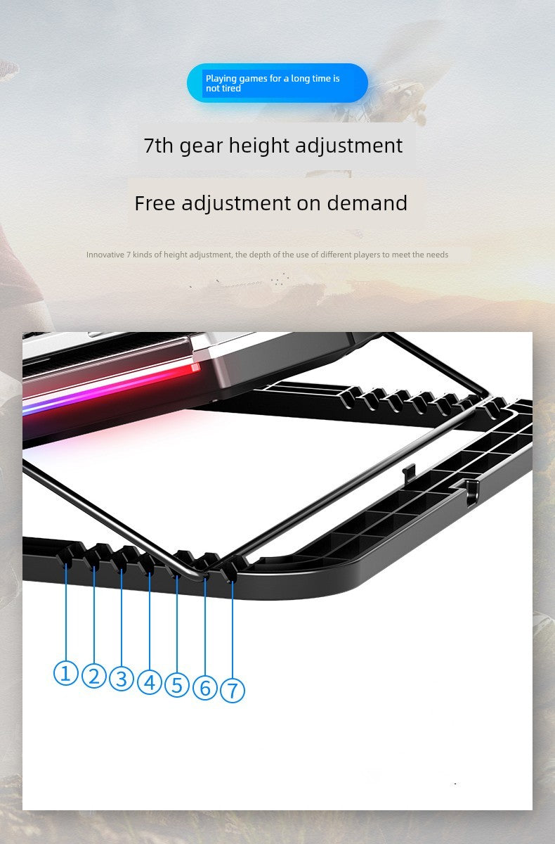 Colorful Star X15a Notebook Laptop Desktop Neutral Radiator 15.6-Inch Blowing Fan Mute Heating Pane Bracket Cooling Artifact Radiator Ventilating Fan Elevated Shelves