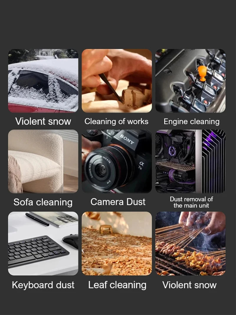 Xiaomi 1000000RPM Violent Fan Electric Powerful Air Blower Portable Dust Cleaner TypeC Charging 55m/s Brushless Turbo Jet Blower