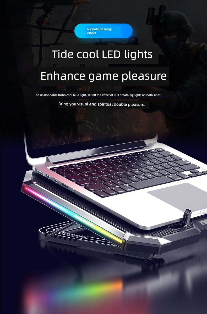 Colorful Star X15a Notebook Laptop Desktop Neutral Radiator 15.6-Inch Blowing Fan Mute Heating Pane Bracket Cooling Artifact Radiator Ventilating Fan Elevated Shelves