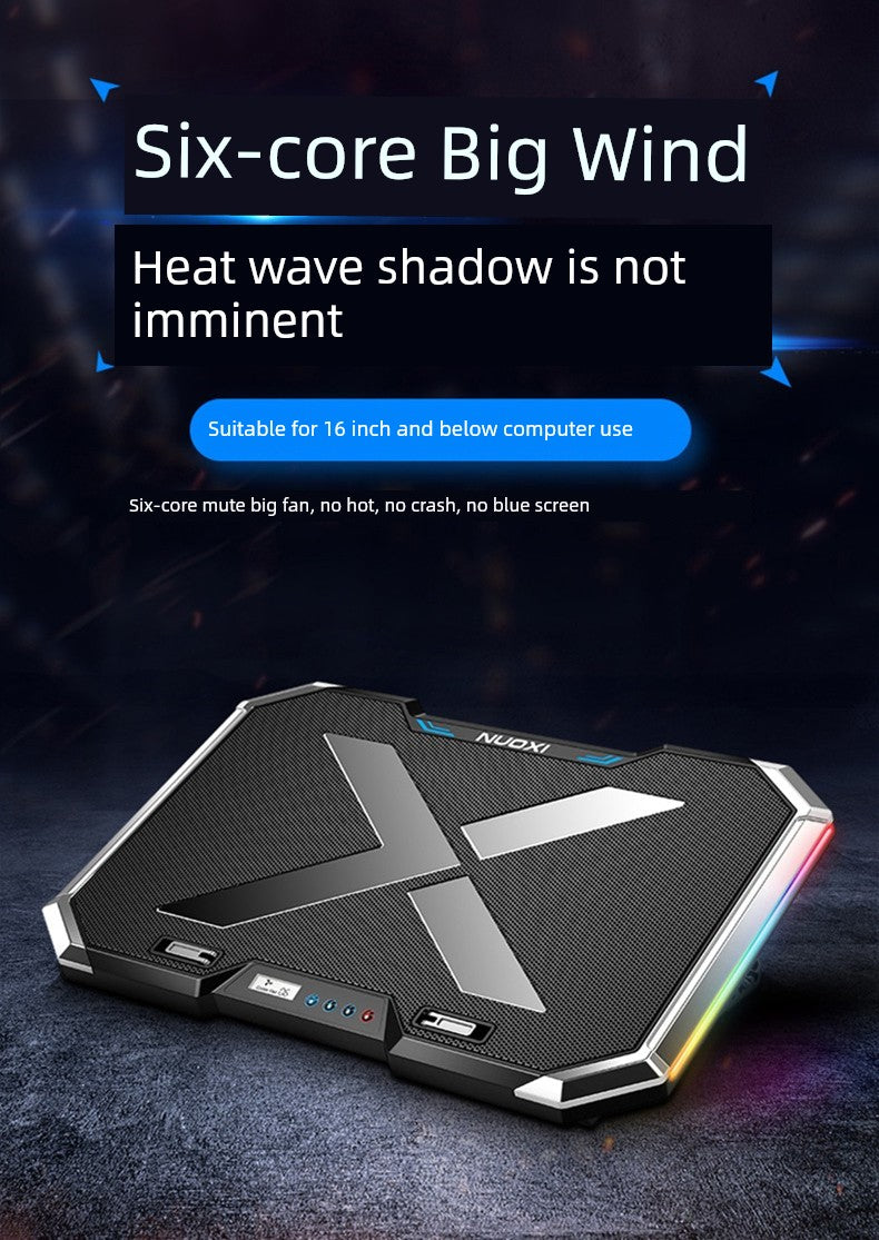 Colorful Star X15a Notebook Laptop Desktop Neutral Radiator 15.6-Inch Blowing Fan Mute Heating Pane Bracket Cooling Artifact Radiator Ventilating Fan Elevated Shelves