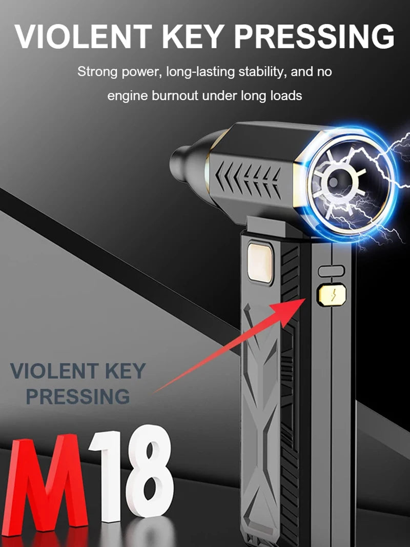 Xiaomi 1000000RPM Violent Fan Electric Powerful Air Blower Portable Dust Cleaner TypeC Charging 55m/s Brushless Turbo Jet Blower