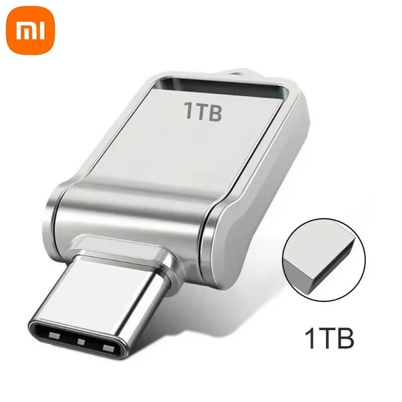 Xiaomi 2TB USB 3.2 Flash Drive High Speed Type-C Interface Dual-Use Flash Memory 512GB 1TB Stick For Phone Windows 11 Computer