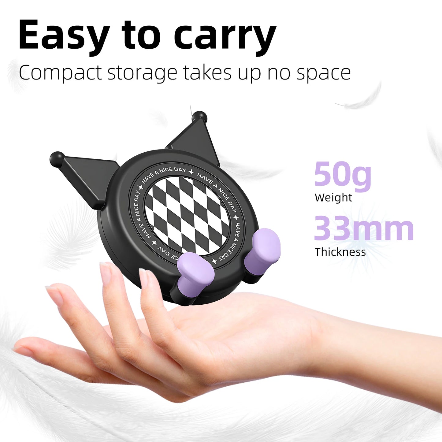 For Creative Cartoon Foldable Rotating Desktop Lazy Phone Stand Holder Portable Cute Swivel Bracket Mount
