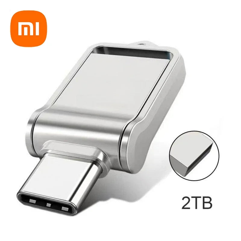 Xiaomi 2TB USB 3.2 Flash Drive High Speed Type-C Interface Dual-Use Flash Memory 512GB 1TB Stick For Phone Windows 11 Computer