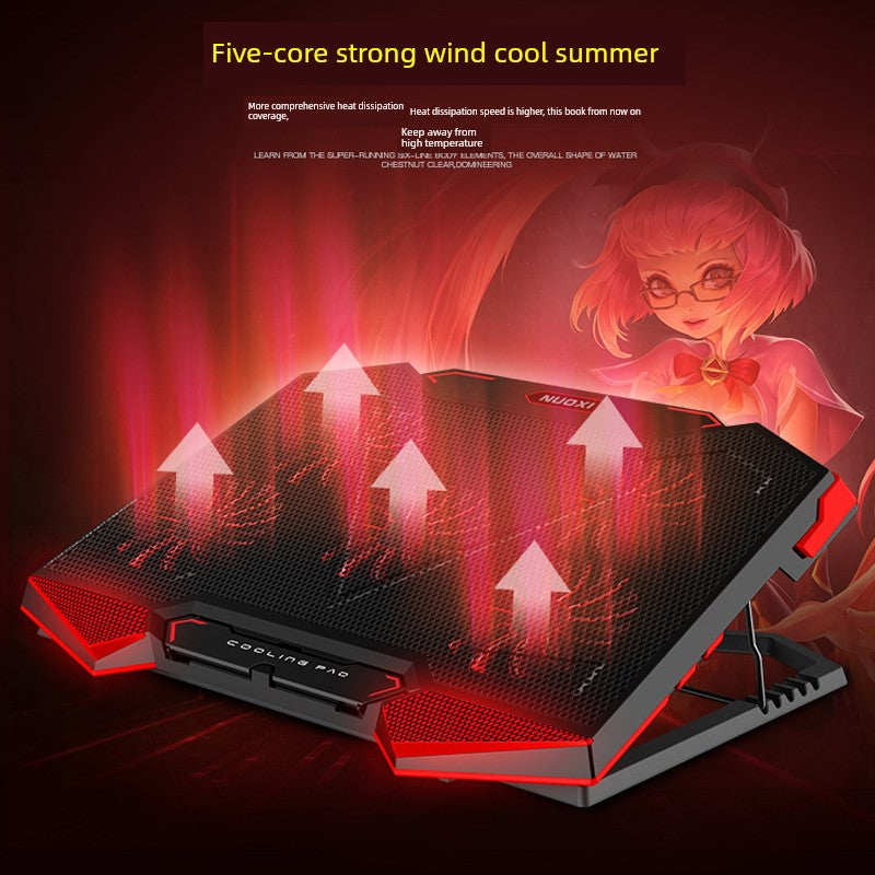 Colorful Star X15a Notebook Laptop Desktop Neutral Radiator 15.6-Inch Blowing Fan Mute Heating Pane Bracket Cooling Artifact Radiator Ventilating Fan Elevated Shelves